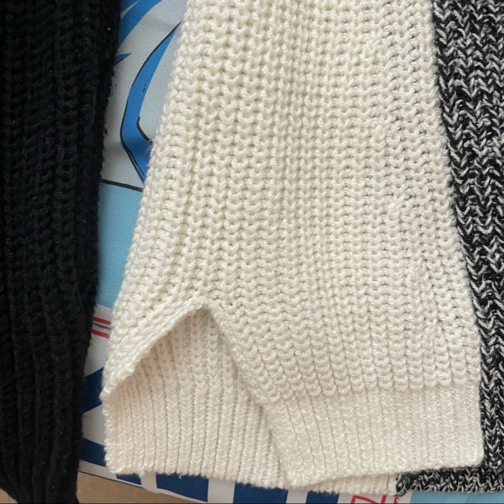 Express Color Block Sweater Small - image 5